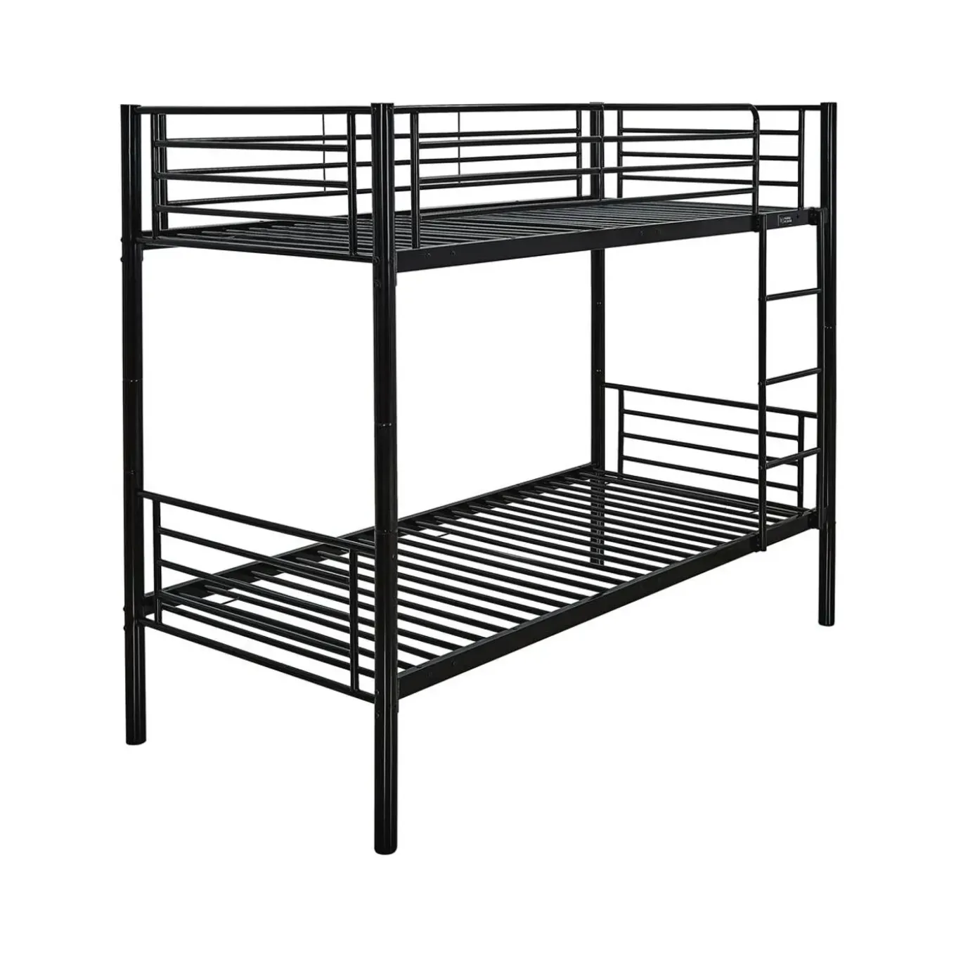 H&j - Stapelbed Twee Eenpersoonsbedden Metaal -adam- Inclusief Lattenbodem - 90 X 190 Cm - Metaal -