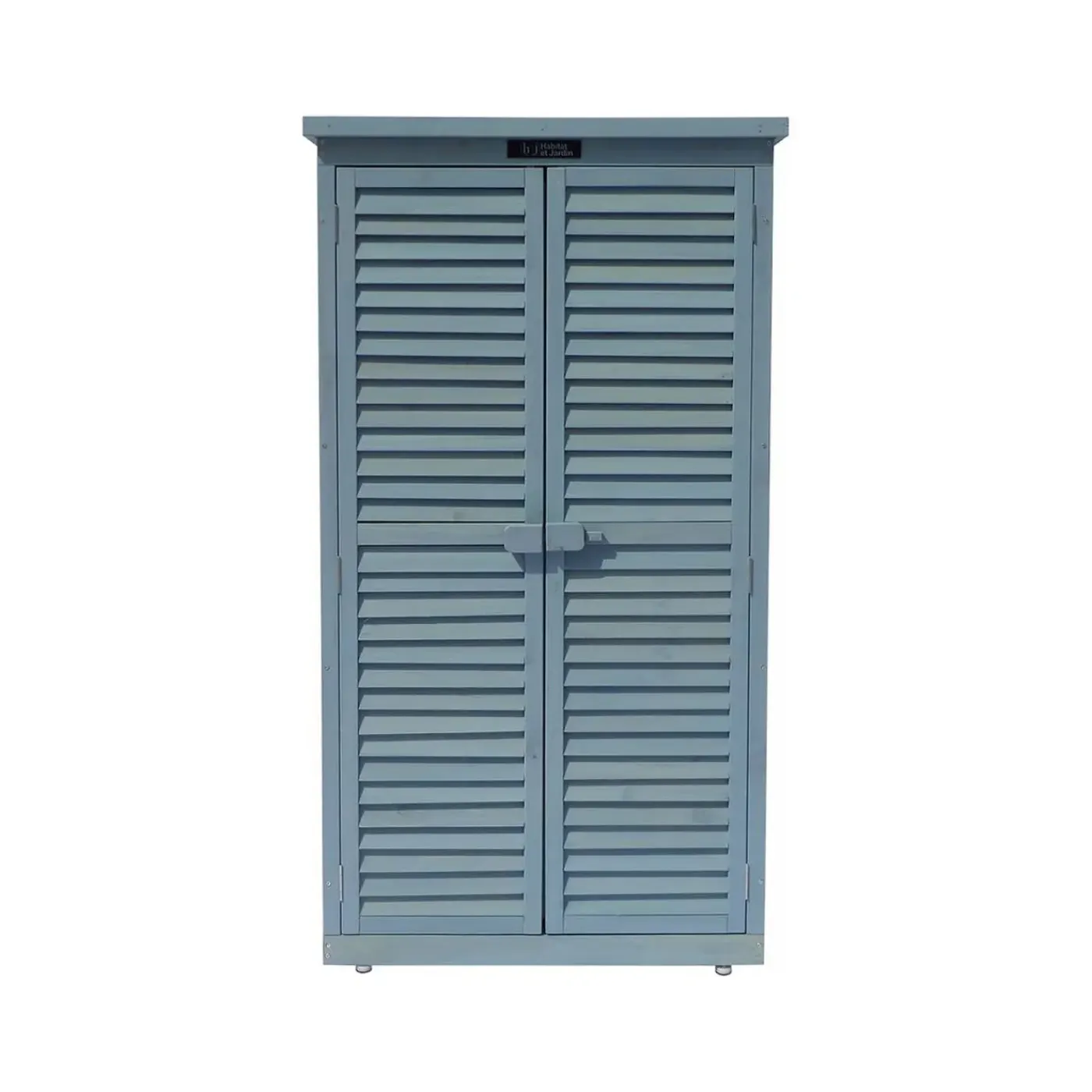 H&J - Tuinkast Houten Tuin Berging -space - 87 X 46,5 X 160 Cm - Blauw Hemelsblauw