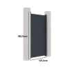 Habitat et Jardin H&j - Tuinpoort Tuindeur Aluminium -marc - 101,2 X 180,9 Cm - Grijs