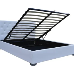 Habitat et Jardin H&j - Tweepersoonsbed Met Opbergruimte -tino - 160 × 200 Cm - Wit