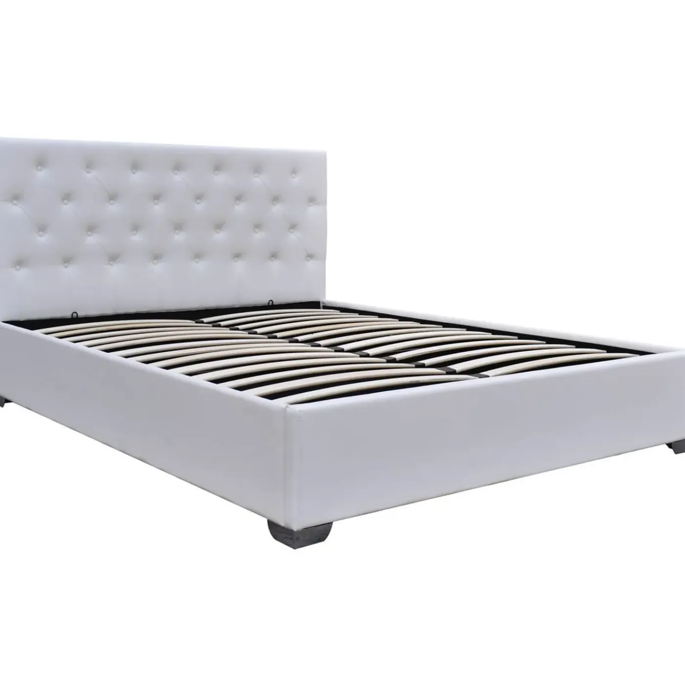 Habitat et Jardin H&j - Tweepersoonsbed Met Opbergruimte -tino - 160 × 200 Cm - Wit