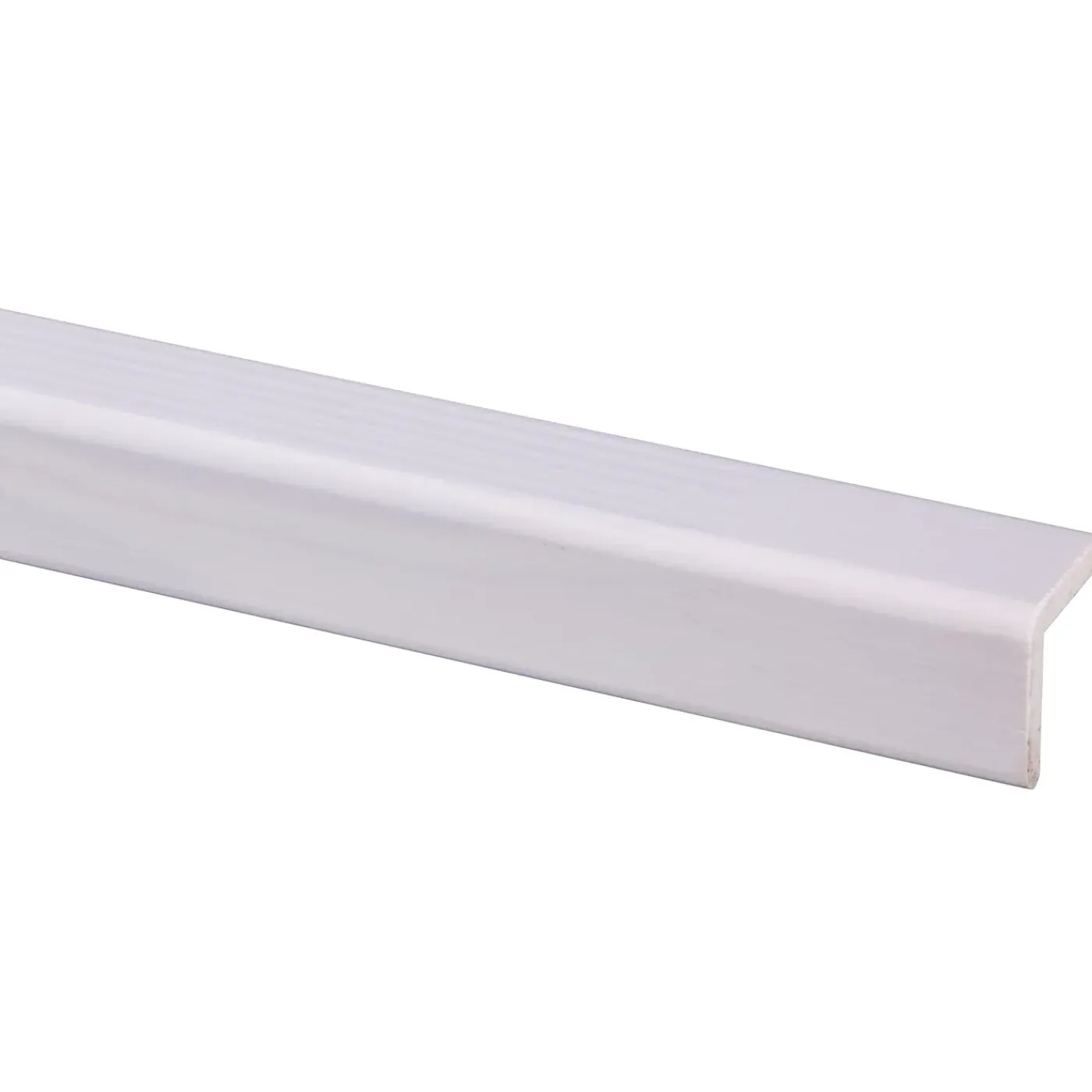 Overig Hoeklat grenen wit gegrond 27x27mm 270cm