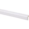 Hoeklat MDF wit zelfklevend 21x21mm 260cm