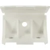 Hoekpaneelverbinder met kap 25x40mm kunststof wit 4 stuks