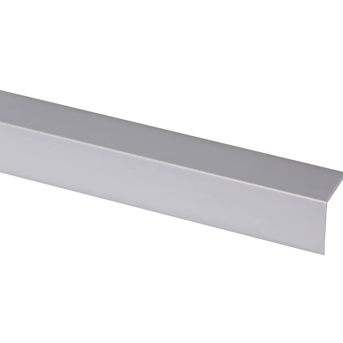 Hoekprofiel - PVC grijs - 25x25mm 2,6m - zelfklevend