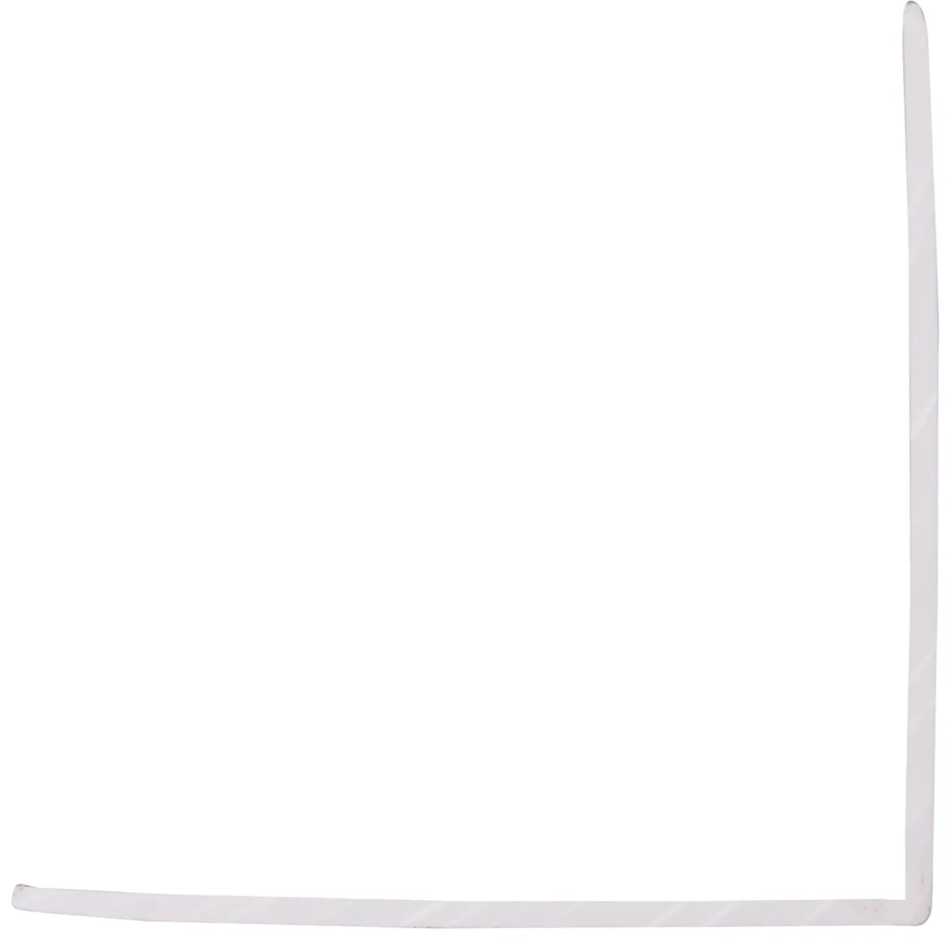 Hoekprofiel - PVC wit - 50x50mm 2,6m