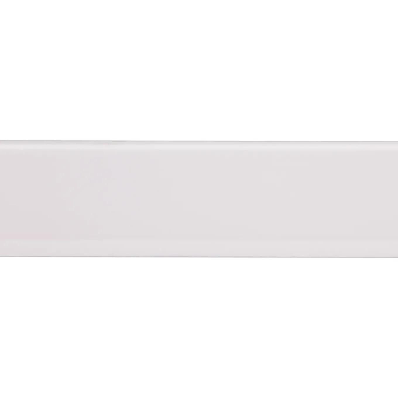 Hoekprofiel - PVC wit - 40x4mm 2,6m - zelfklevend
