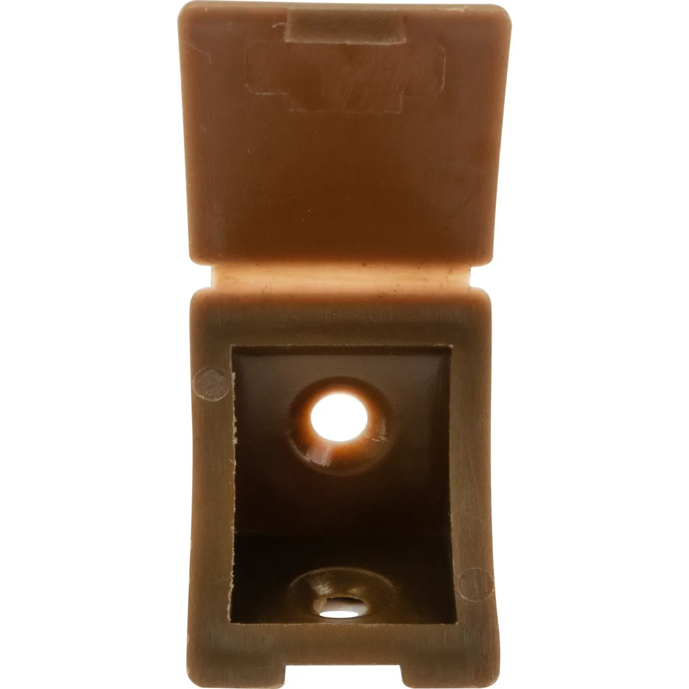 Hoekverbinder Bevestiging - Driehoekig - Kunststof - Bruin - 25mm - 4 stuks