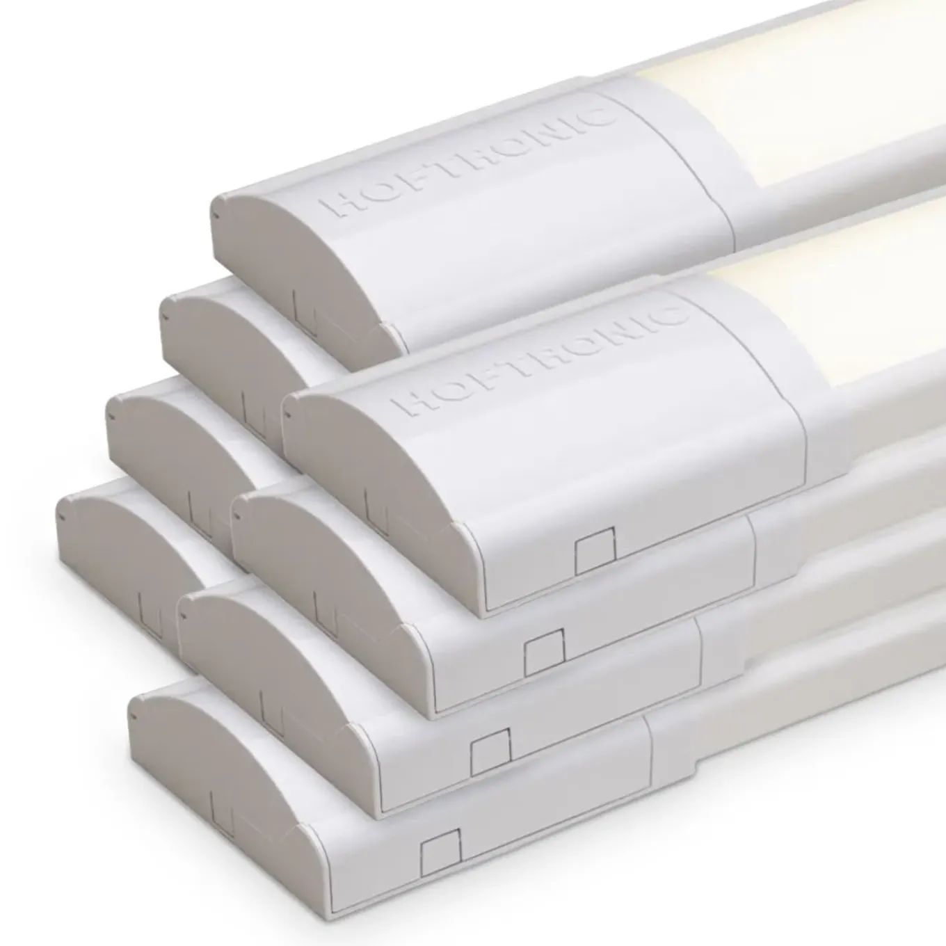 Hoftronic - 8x - Led Batten - 60cm - 18w 4000k Neutraal Wit Ip20 Flikkervrij