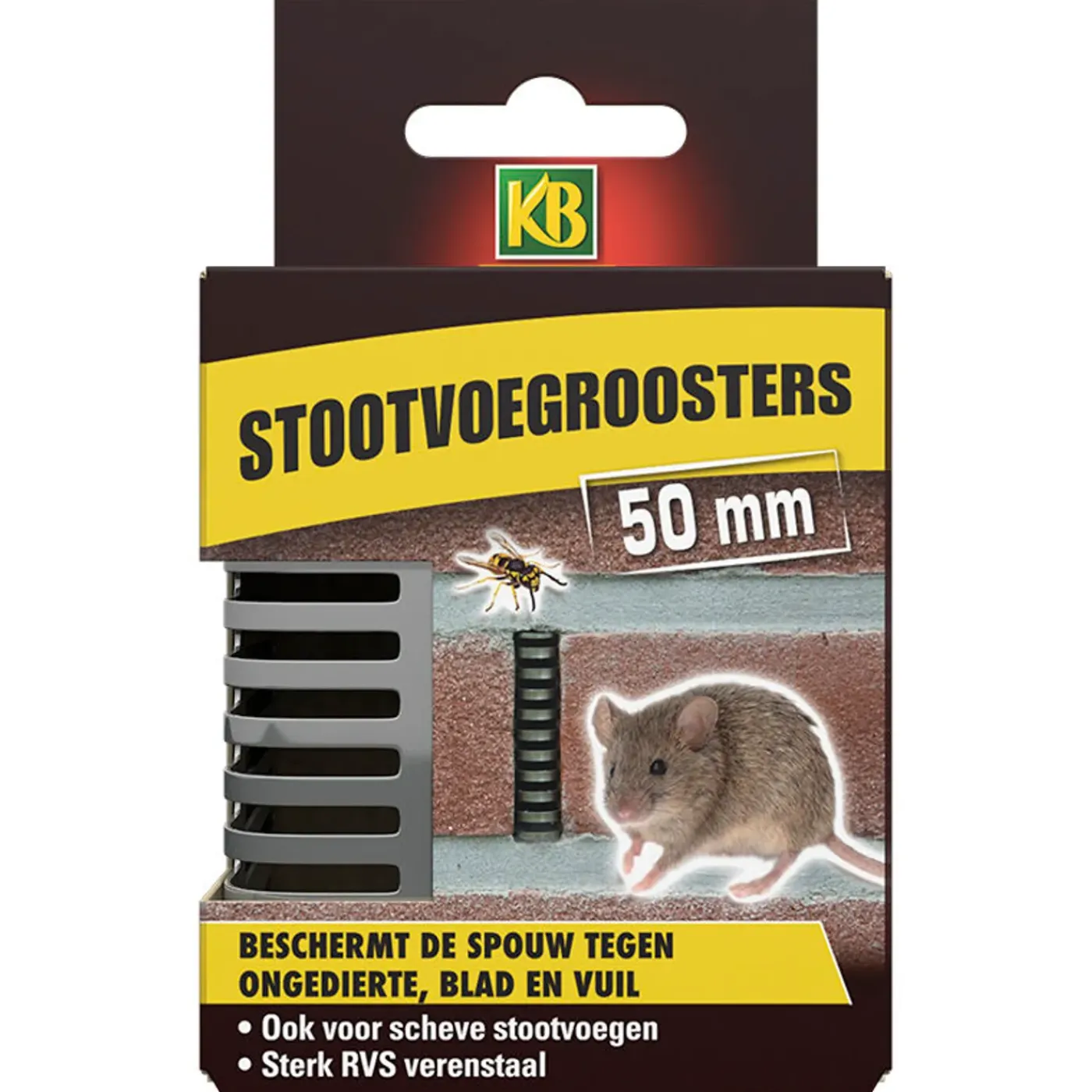 Home Defense - Stootvoegrooster 50mm - 10 Stuks