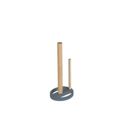 Home 3d - Keukenrolhouder Premium - Beukenhout - Grijs