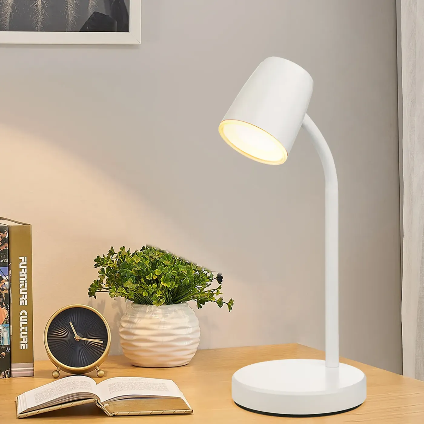 Home Sweet Home bureaulamp Elbo wit 4,5W