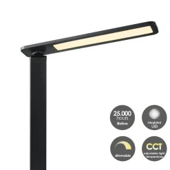 Home Sweet Home bureaulamp Talia zwart 6W