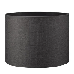 Home Sweet Home Lampenkap Canvas Antraciet - B:25xd:25xh:19cm