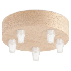 Home Sweet Home - Plafondkap 5l - Beige - Rond - Ø12 X 5 Cm