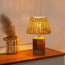 Home Sweet Home Tafellamp Voet Tora 12/12/28cm - Veelkleurig