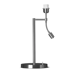 Home Sweet Home Tafellamp Voet Read 20/20/47cm - Geborsteld Staal