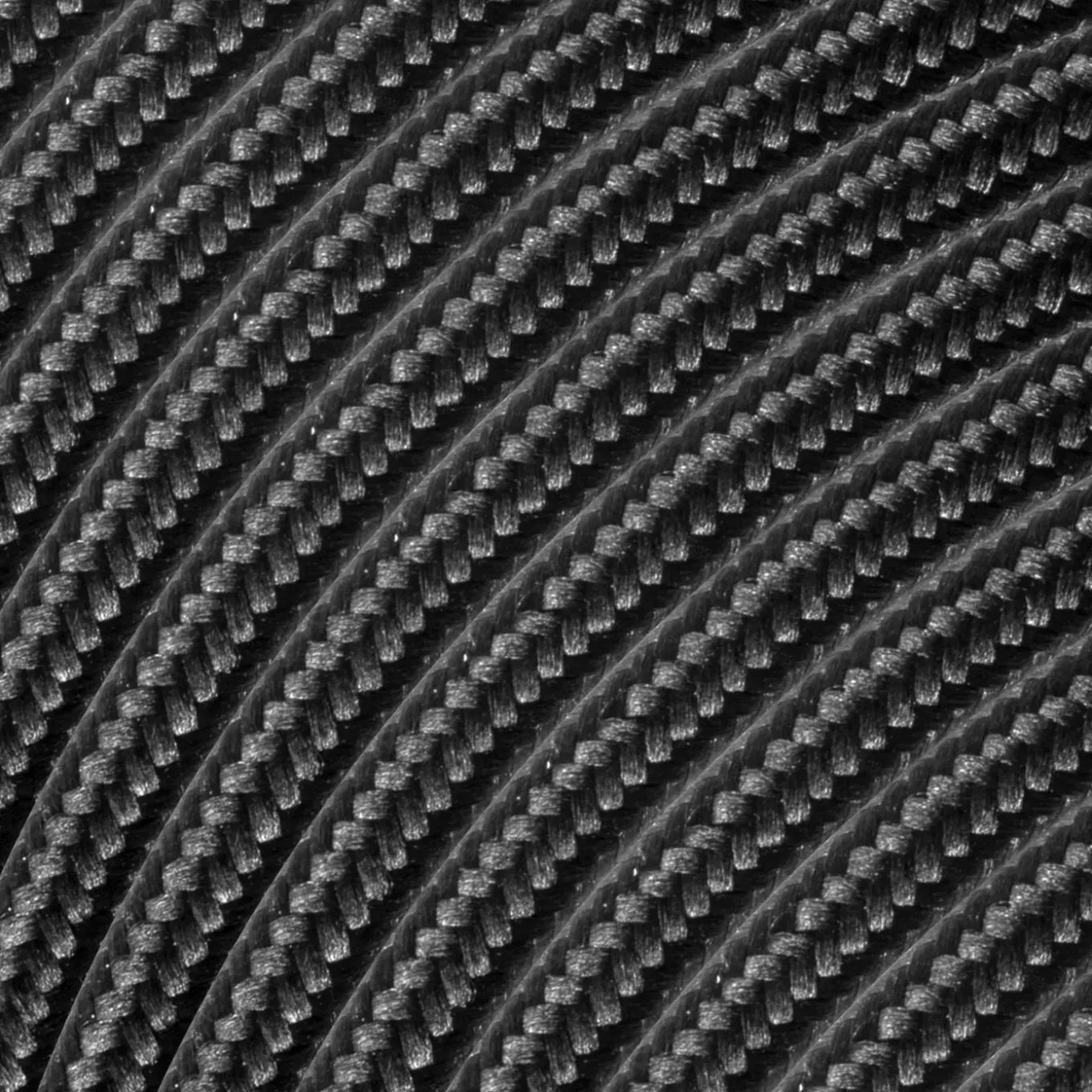 Home Sweet Home textielkabel zwart 3x0,75mm2