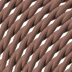 Home Sweet Home textielkabel bruin 3x0,75mm2