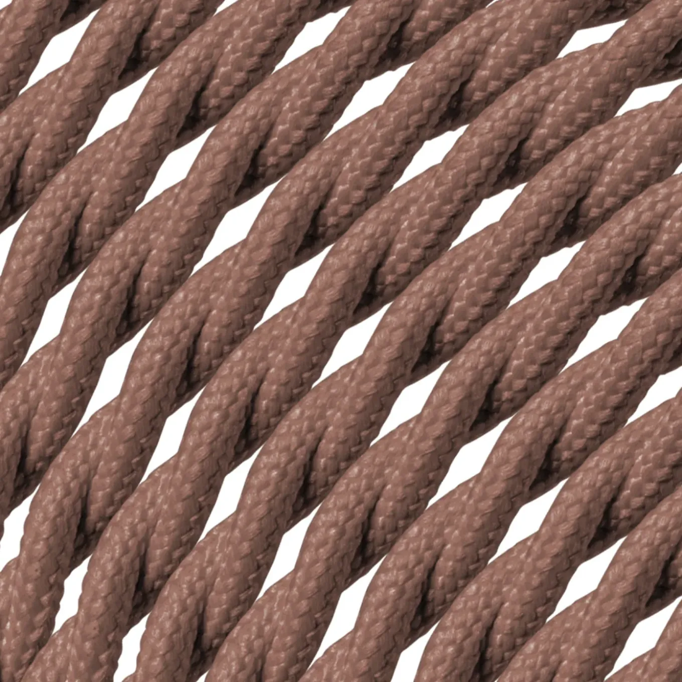 Home Sweet Home textielkabel bruin 3x0,75mm2