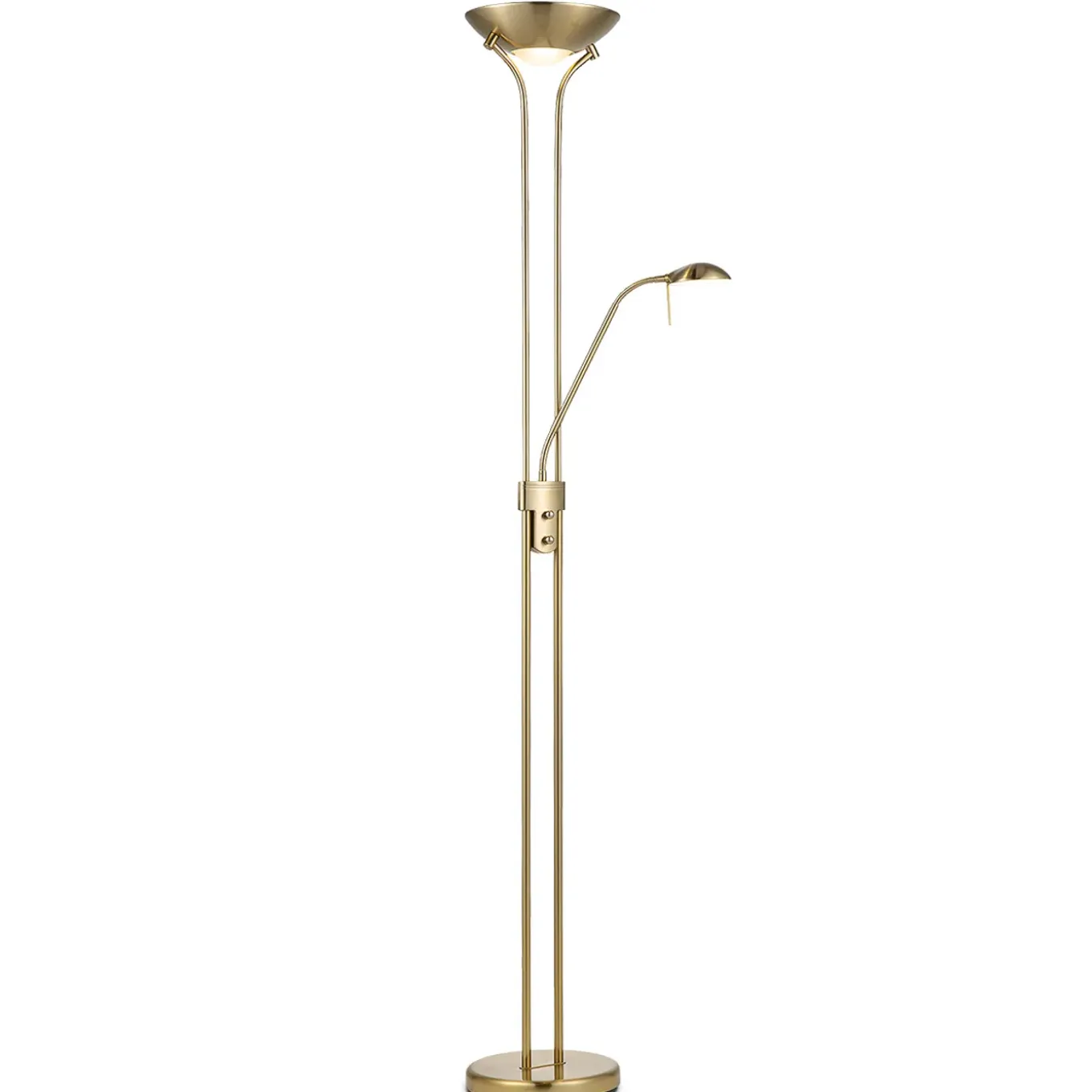 Home Sweet Home vloerlamp Uplight goud R7S 8W G9 3W