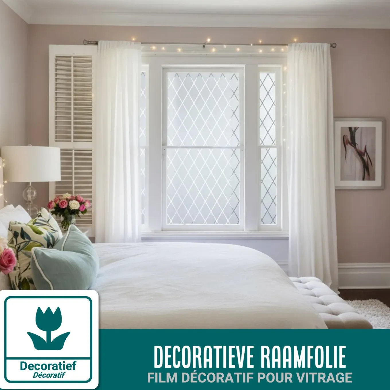 Homewell Raamfolie HR++ 90x300cm - Zonwerend & Isolerend - Statisch - Ruit