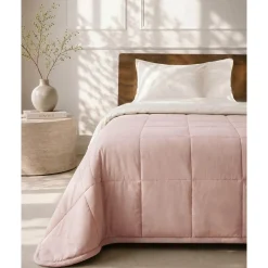 HOOMstyle Bedsprei - Wasbaar dekbed zonder overtrek - Zomer 100 g/m² - 180x220cm - Potpourri Roze