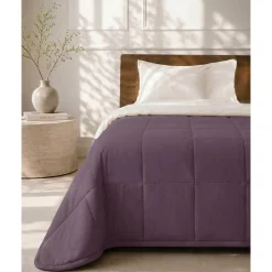 HOOMstyle Bedsprei - Wasbaar dekbed zonder overtrek - Zomer 100 g/m² - 180x220cm - Vijgenpaars