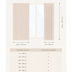 HOOMstyle Kant en Klaar Gordijn Amber - Verduisterend - Met Ringen - 140x270cm - Roze / Licht Roze