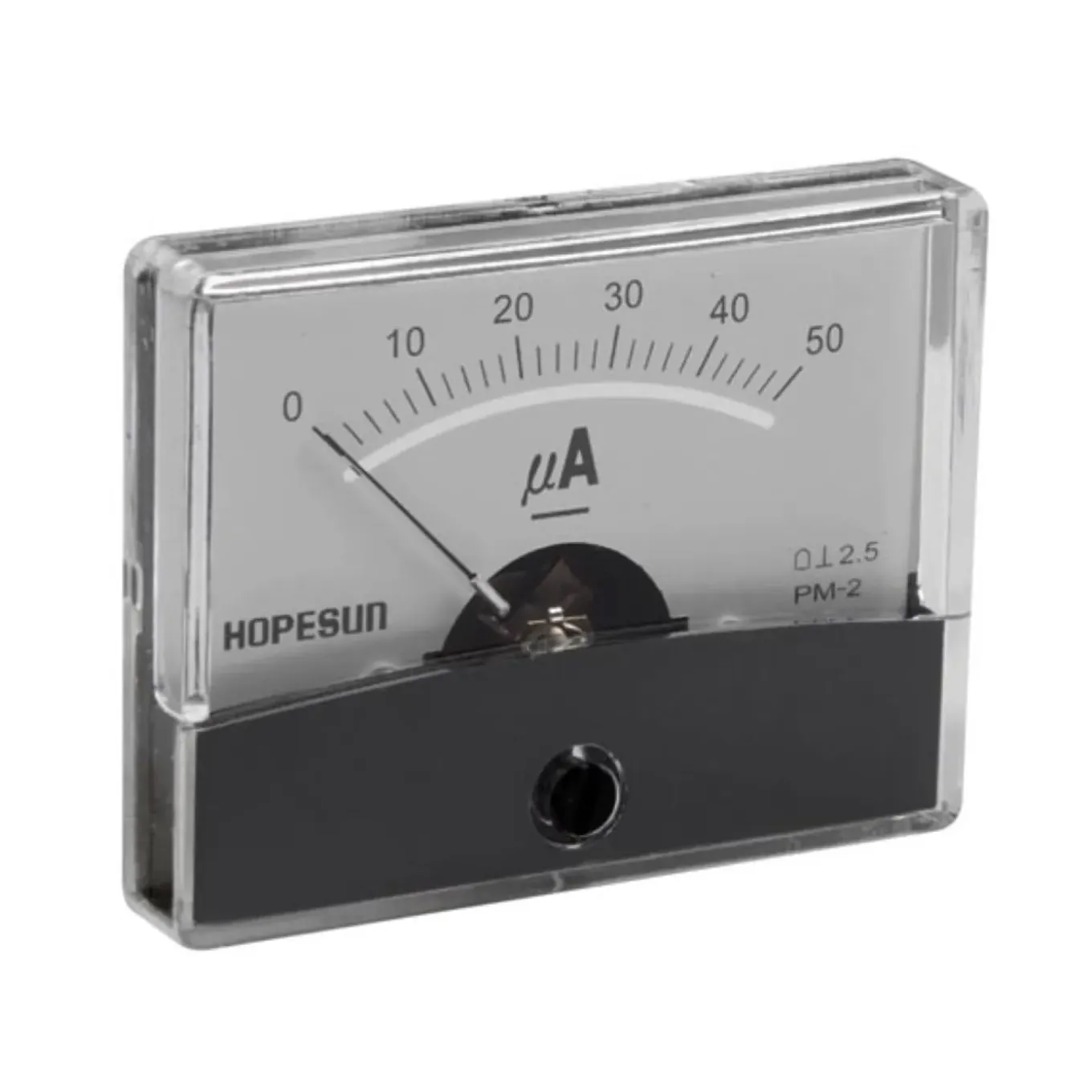 Hope Sun Analoge Paneelmeter Voor Dc Stroommetingen 50µa Cc / 60 X 47mm