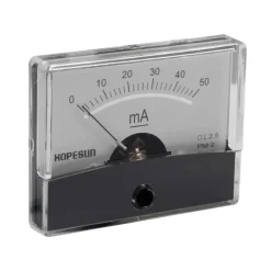 Hope Sun Analoge Paneelmeter Voor Dc Stroommetingen 50ma Cc / 60 X 47mm