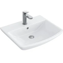 Horow - Badkamer Waskom - Keramiek Serie - Wit - 48x42x13 Cm