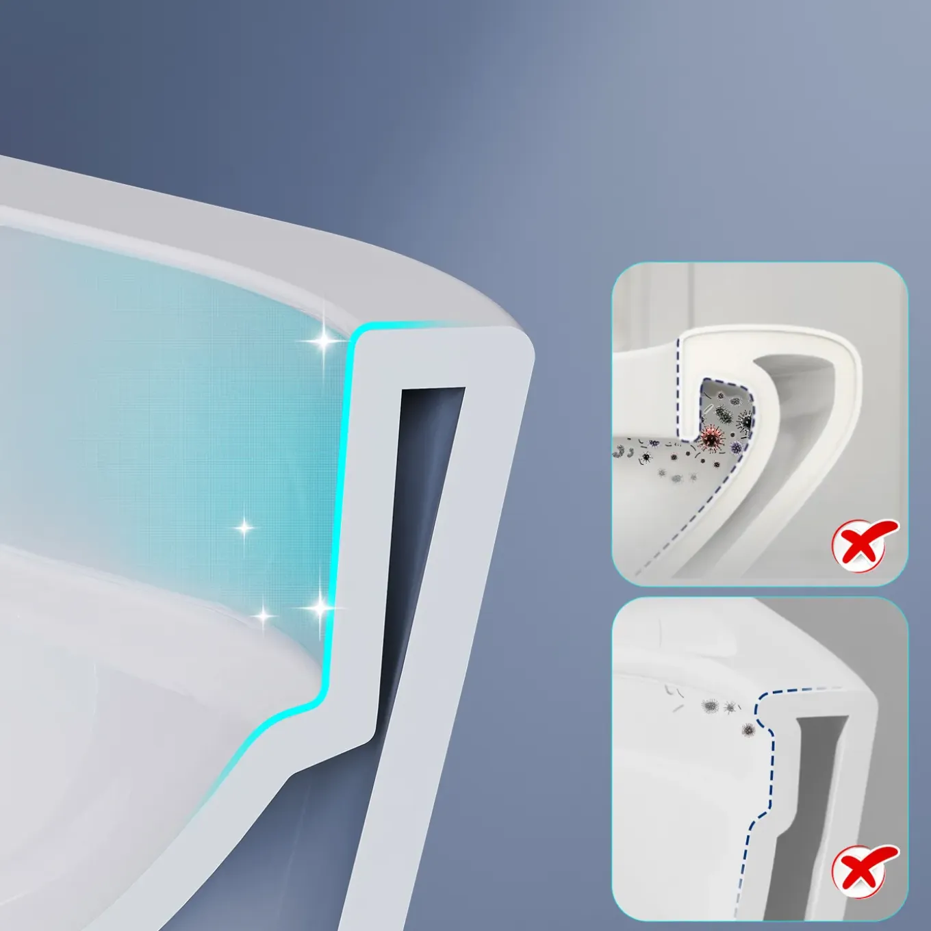 Horow Douche Wc - Bidet Toilet - Warme Luchtdroging - Geurafzuiging - Softclose