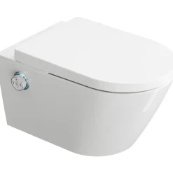 Horow Douche Wc - Randloos Japans Toilet - Lady Douche - Softclose - Wit