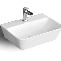 Horow-keramische Wandwastafel-wit-46x31 Cm-wastafel Voor Badkamer