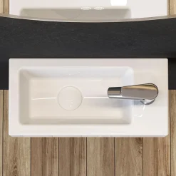 Horow-toiletfontein-wandmontage-keramiek-glans Wit-37x18x9 Cm-kleine Wastafel