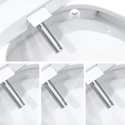 HOROW Wc-bril Douchewc - Bidet Wc-bril Met Afstandsbediening - Verwarmd