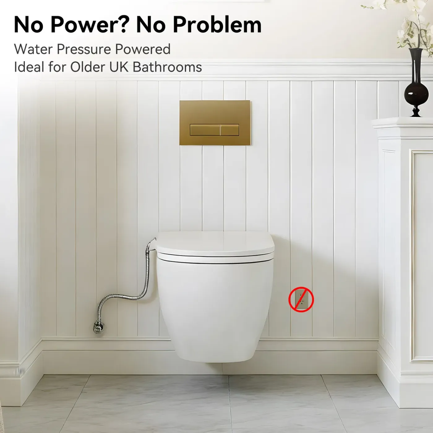 HOROW - Wc-bril - Duroplast - Wit - Bidet - Soft Close - Verwijderbaar