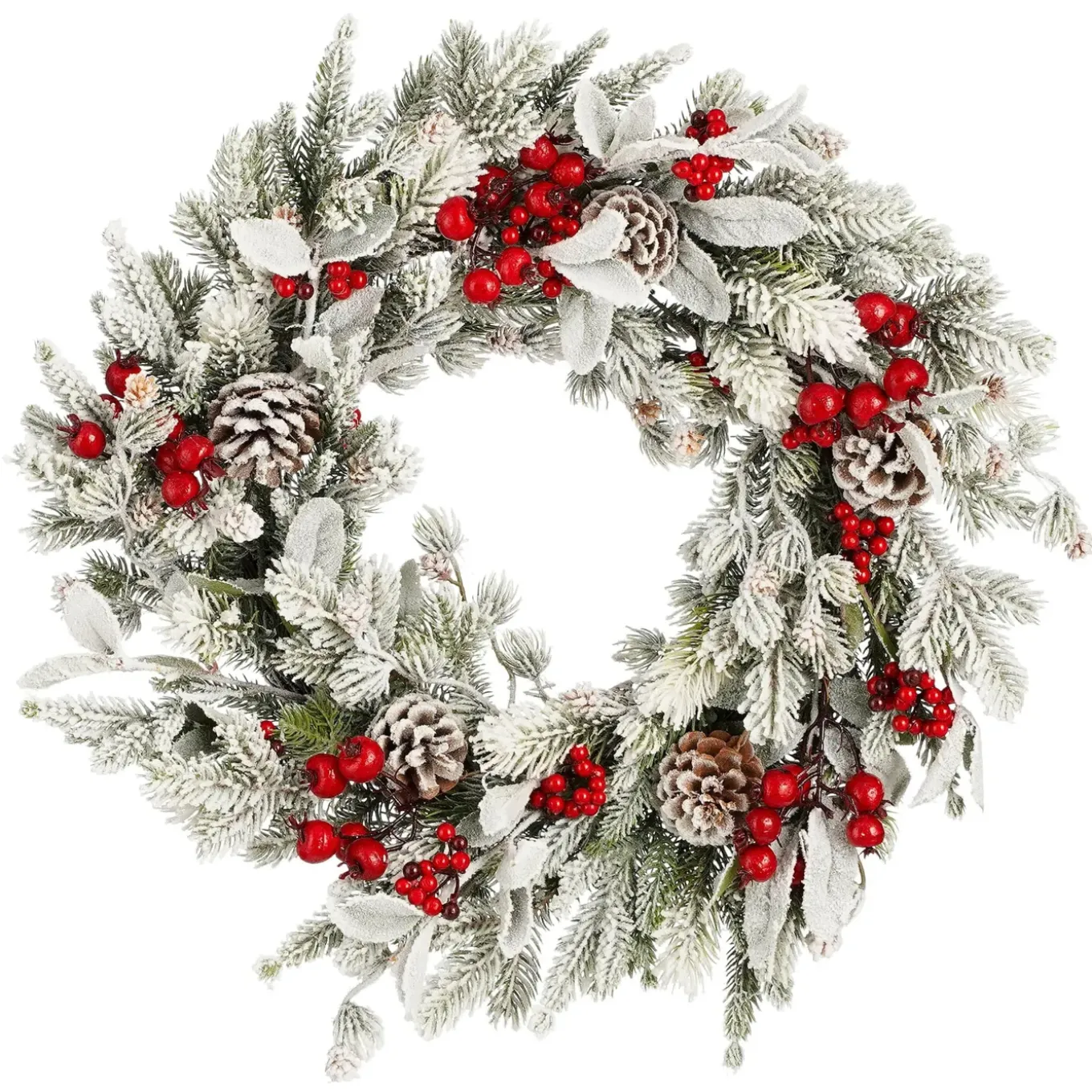 House Of Seasons Belfort Krans Groen - H11xd50cm