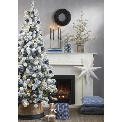 House of Seasons Kerstboomrok Zwart - H26 X D50cm