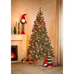 House of Seasons Kerstboomrok Bruin - H26 X D58 Cm