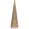 House Of Seasons Led Kegel Kerstboom Lamp - Champagne - H60 Cm