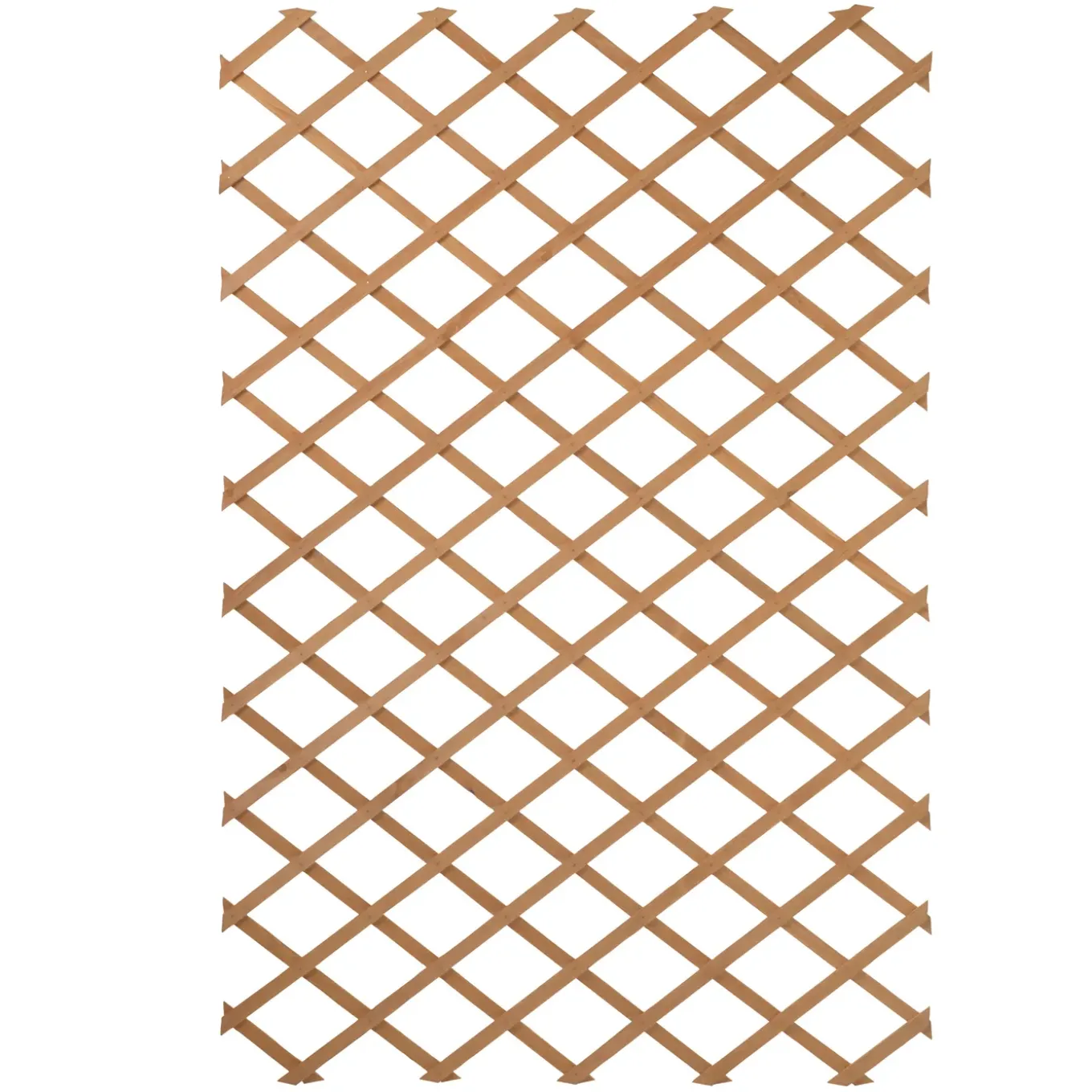 Houten klimrek naturel - FSC label, 18 x 6 mm - 50 x 150 cm