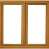 Houten Raam 2 Bladeren H155 X L120 Ribbenpaneel + Handgreep (ref 010220f9)
