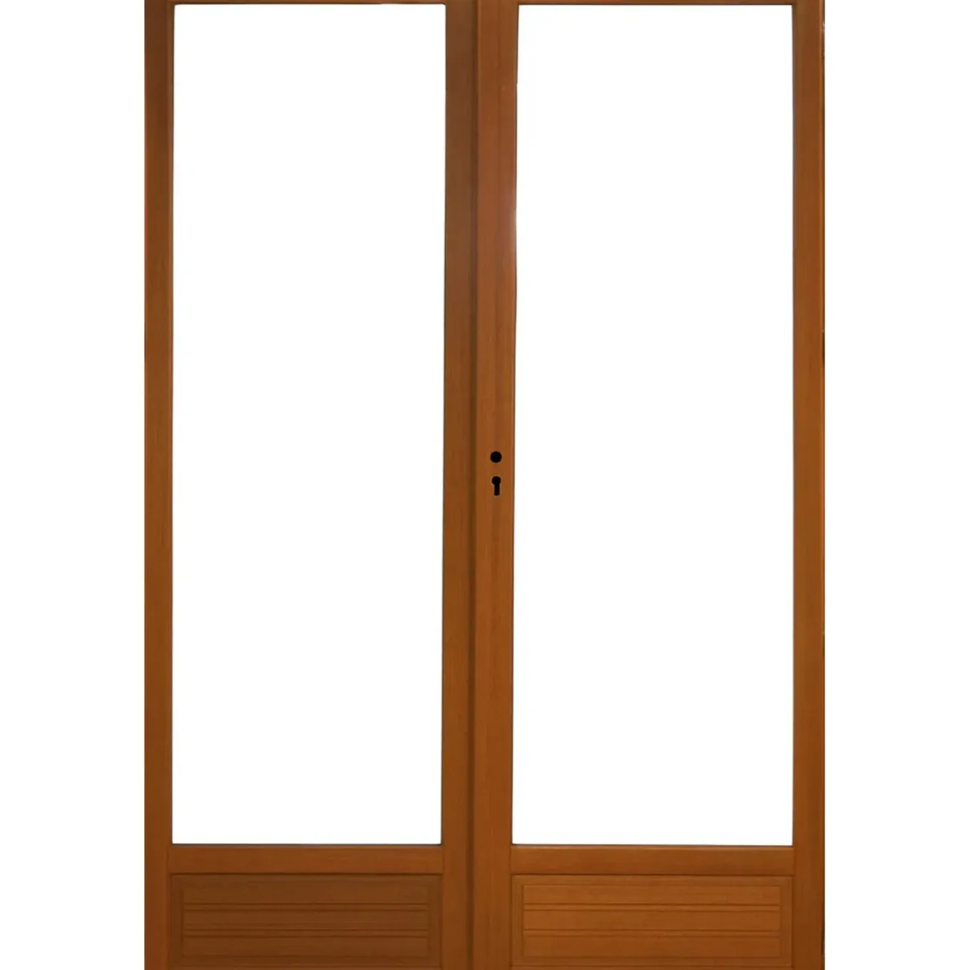 Houten Raamdeur 2 Bladeren H225 X L100 Ribbentafel