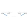 Houten Raam 1 Vleugel H95 X L60 Trek Rechts Ribben Paneel + Handgreep (ref 010220f9)