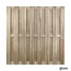 Houten Schutting - Cardiff - Grenen - Groen Geïmpregneerd - Recht - 180x180cm - FSC/PEFC