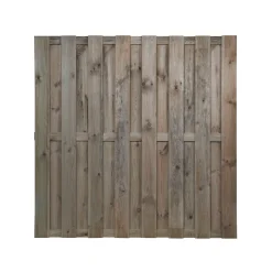 Houten Schutting - Excellent - Grenen - Groen Geïmpregneerd - Recht - 180x180cm - FSC/PEFC