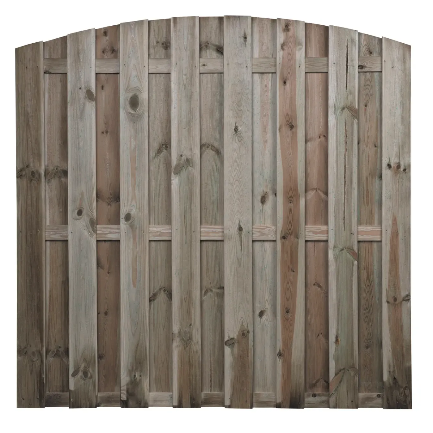 Overig Houten Schutting - Excellent - Grenen - Groen Geïmpregneerd - Getoogd - 180x180cm - FSC/PEFC