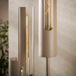 Hoyz Collection - Vloerlamp Tube - Beige - 30x30x175 Cm
